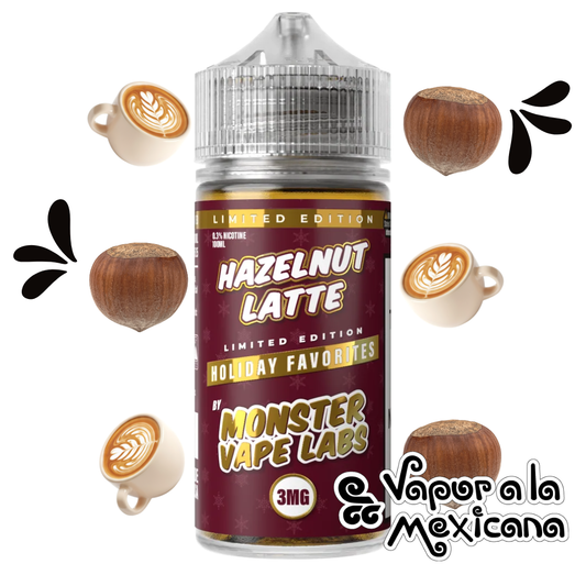 Hazelnut Latte 100ml | Monster Vape Labs