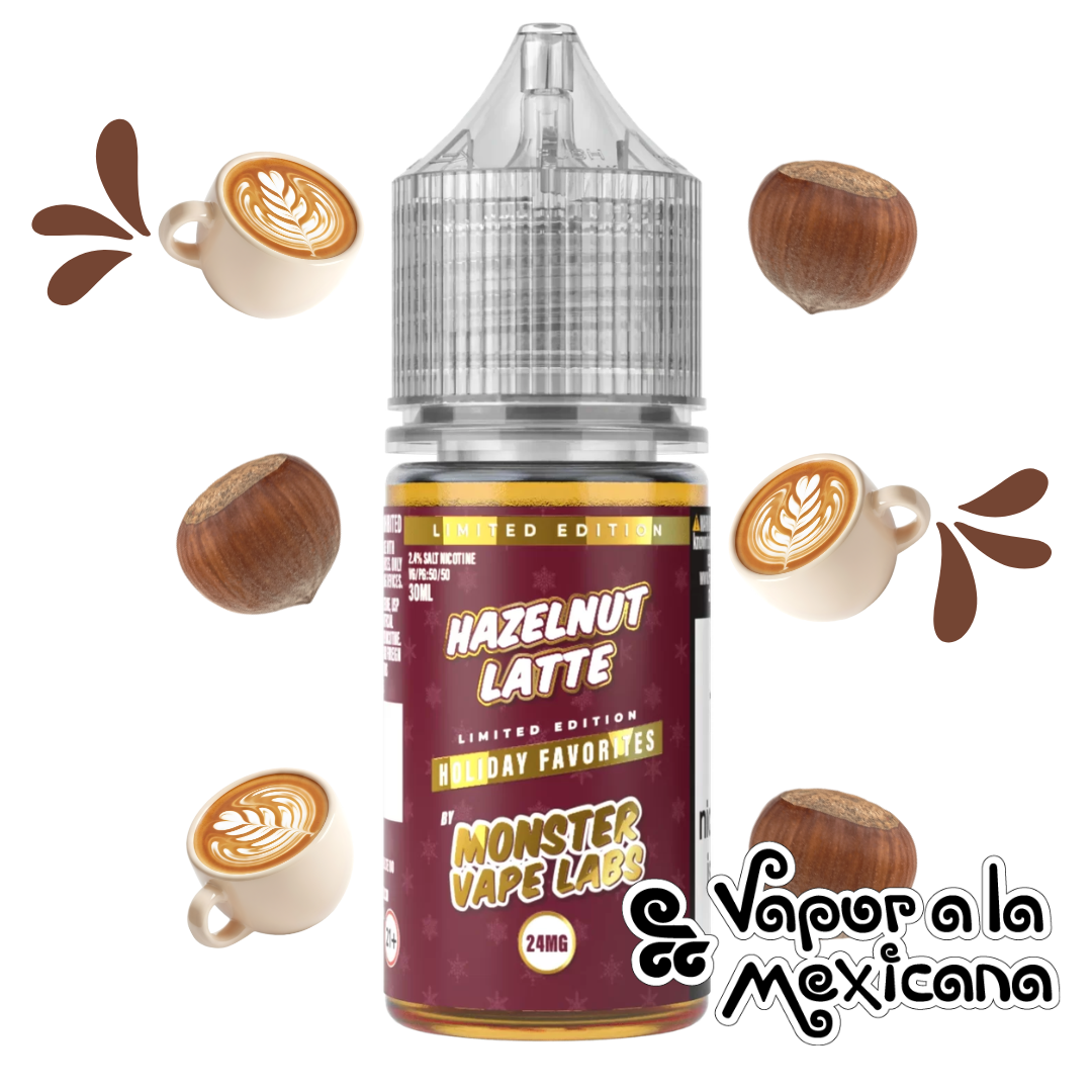 Hazelnut Latte NicSalts 30ml | Monster Vape Labs