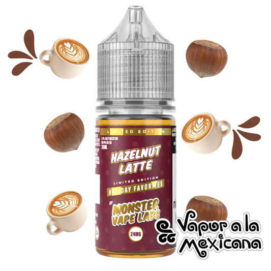 Hazelnut Latte NicSalts 30ml | Monster Vape Labs