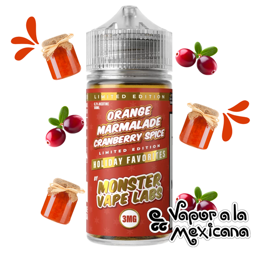 Orange Marmalade Cranberry Spice 100ml | Monster Vape Labs