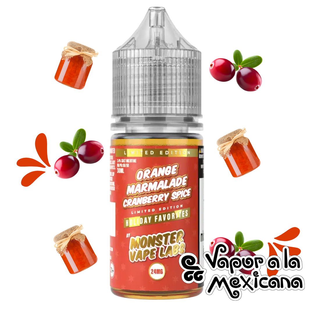 Orange Marmalade Cranberry Spice NicSalts 30ml | Monster Vape Labs