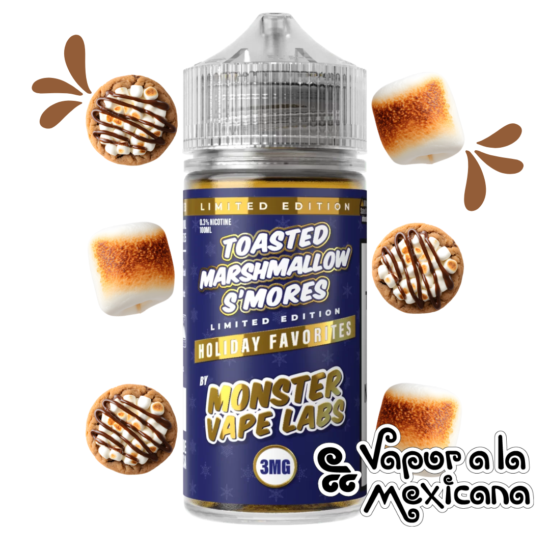 Toasted Marshmallow Smores 100ml | Monster Vape Labs