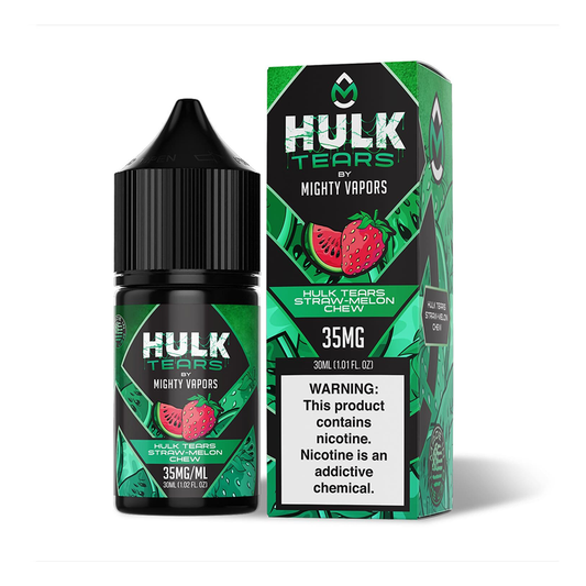 Strawmelon chew nicsalt| Hulk tear by Mighty Vapors