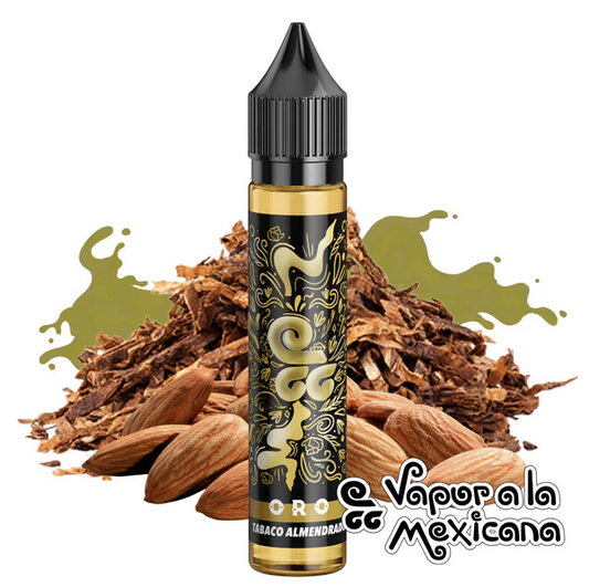 Oro Tabaco Almendrado 120ml | Vapor a la Mexicana