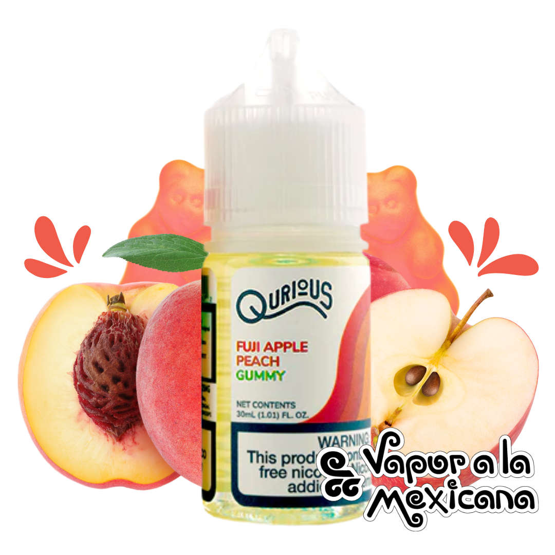 Fuji Apple Peach Gummy Nicsalt 30ml | Qurious