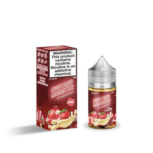 Strawberry NicSalt 30ml | Custard Monster