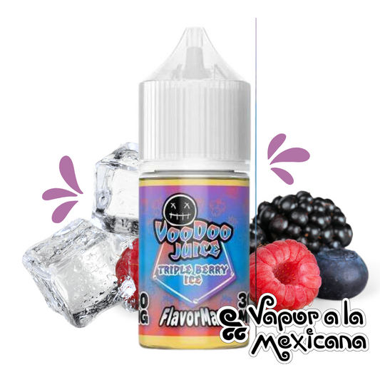 Triple Berry Ice FlavorMax NicSalts 30ml | Voodoo Juice