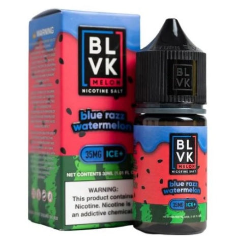 Blue Razz Watermelon NicSalts 30ml |BLVK Melon