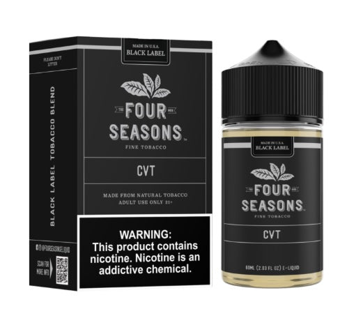 CVT Black Label 60ml | Four Seasons Fine Tobacco