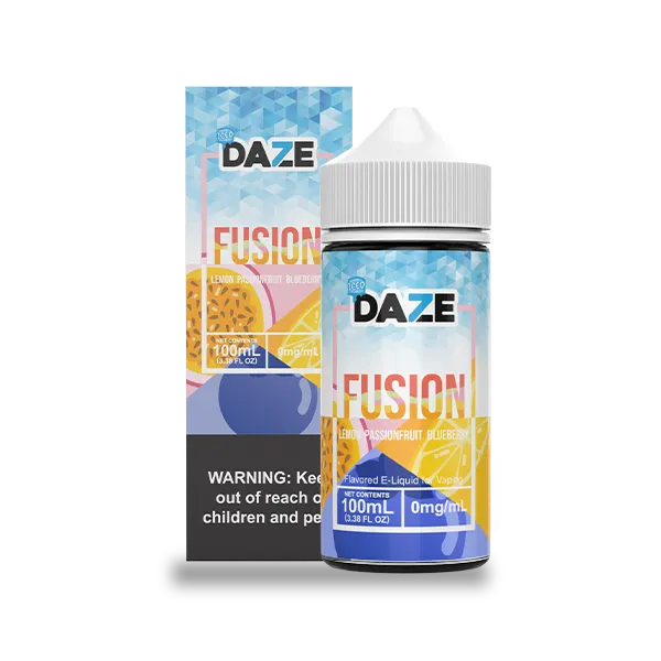 Lemon Passionfruit Blueberry ICED 100ml | 7 Daze Fusion