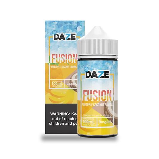 Pineapple Coconut Banana ICED 100ml | 7 Daze Fusion