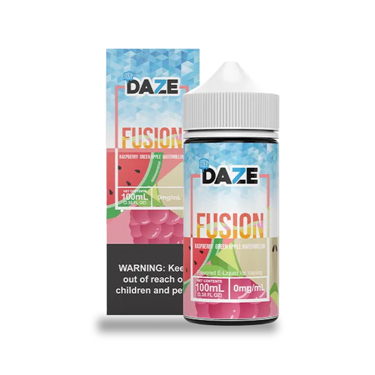 Raspberry Green Apple Watermelon ICED 100ml | 7 Daze Fusion