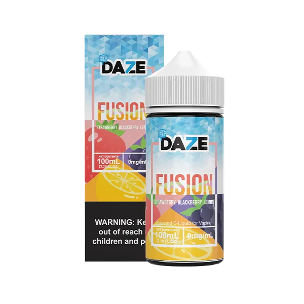 Strawberry Blackberry Lemon ICED 100ml | 7 Daze Fusion