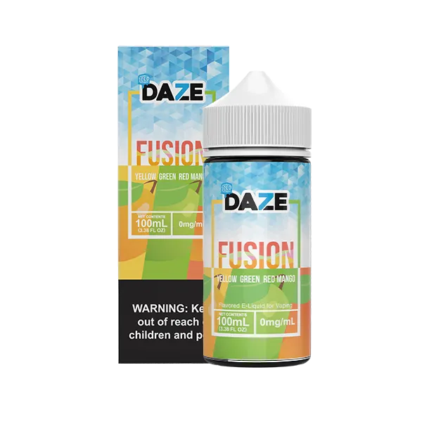 Yellow Green Red Mango ICED 100ml | 7 Daze Fusion