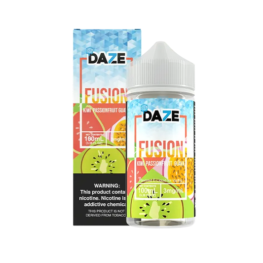 Kiwi Passionfruit Guava ICED 100ml | 7 Daze Fusion