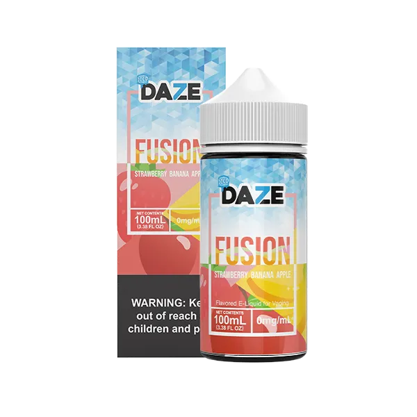 Strawberry Banana Apple ICED 100ml | 7 Daze Fusion