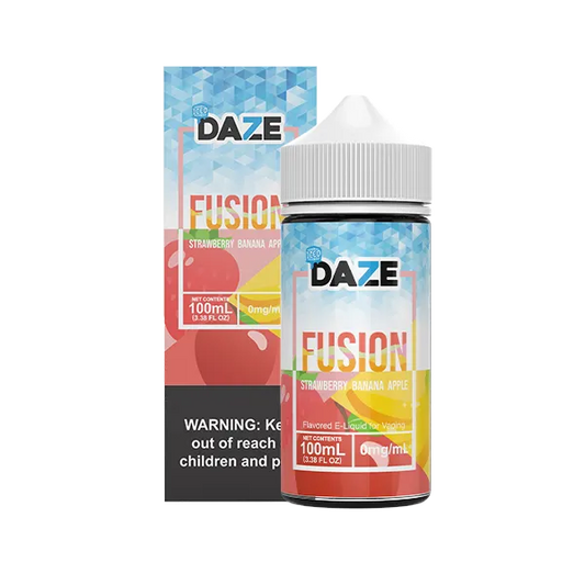 Strawberry Banana Apple ICED 100ml | 7 Daze Fusion