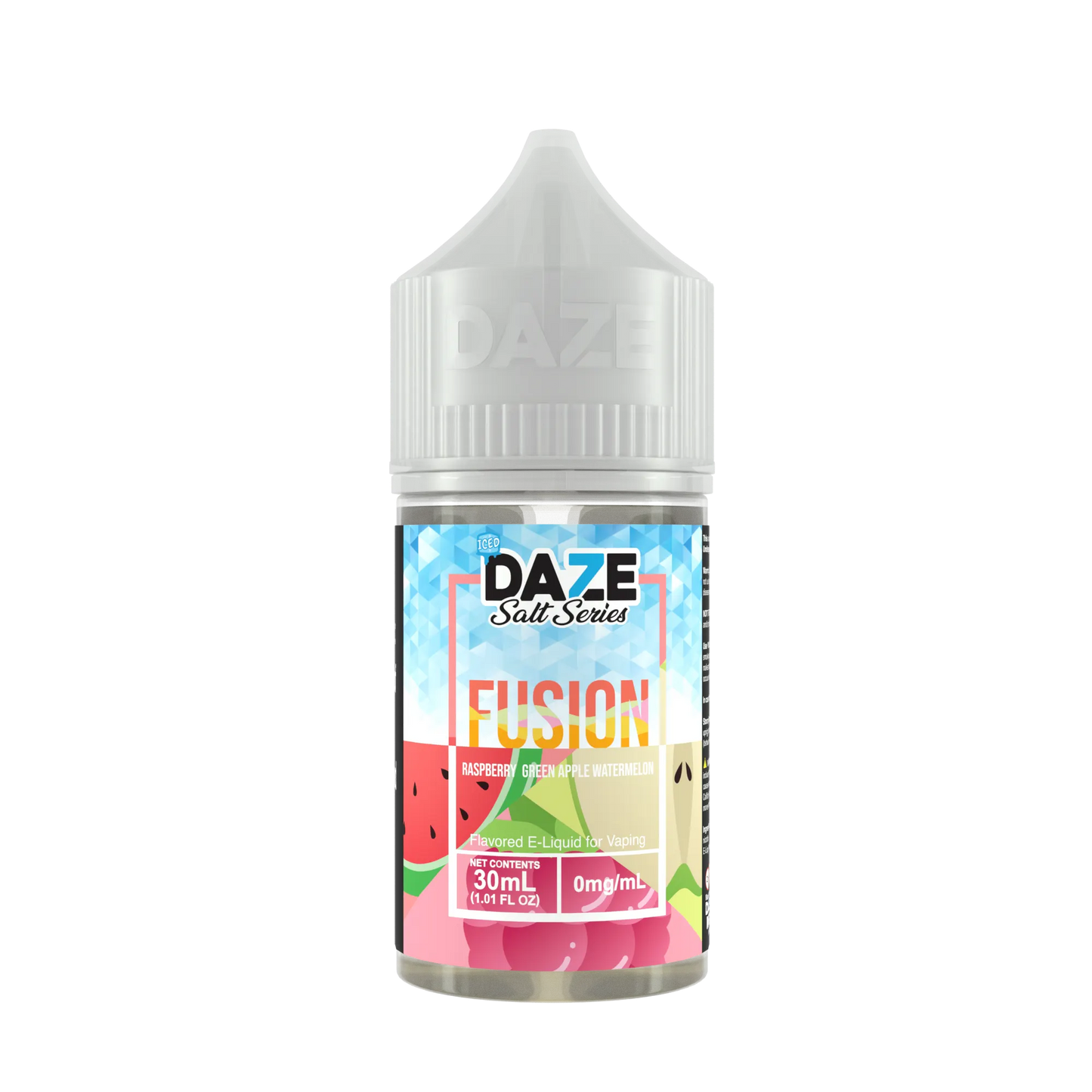 Raspberry Green Apple Watermelon ICED NicSalts 30ml | 7 Daze Fusion