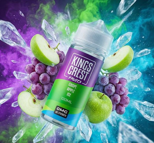 Grape Apple Ice 120ml | Kings Crest