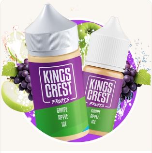 Grape Apple ice Nicsalt 30ml | Kings Crest Fruits