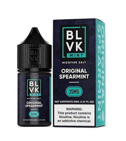 Original Spearmint NicSalts 30ml |BLVK MINT