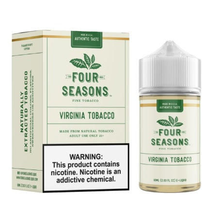Virginia Tobacco 60ml | Four Seasons Fine Tobacco