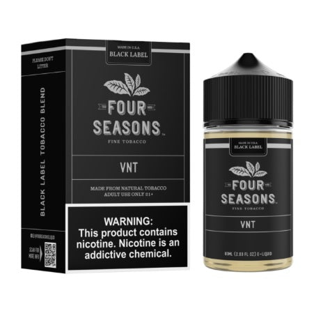 VNT Black Label 60ml | Four Seasons Fine Tobacco