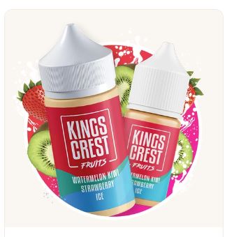Watermelon Kiwi Strawberry ice 120 ml | Kings Crest Fruits