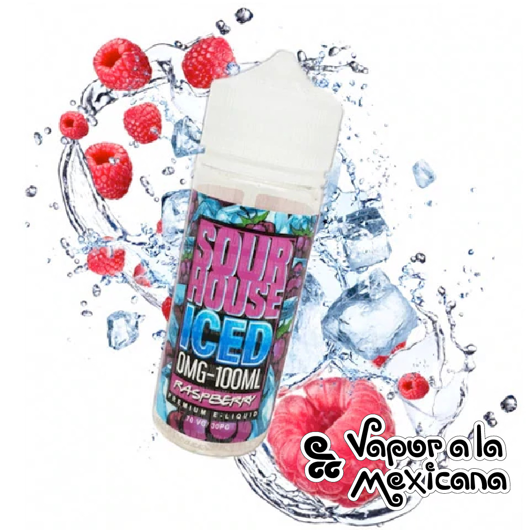 Raspberry Iced 100ml | Sour House