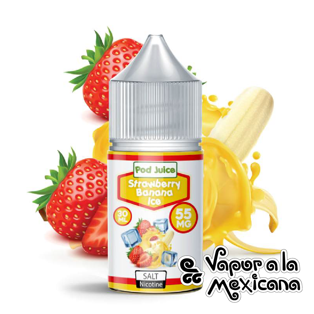 Strawberry Banana Freeze NicSalts 30ml | Pod Juice