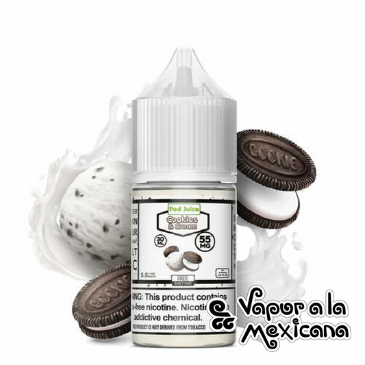Cookies & Cream NicSalts 30ml | Pod Juice
