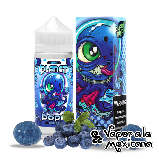 Planet Pops Blueberry 120ml | Kings Crest
