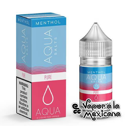 Pure Menthol NicSalts 30ml | Aqua