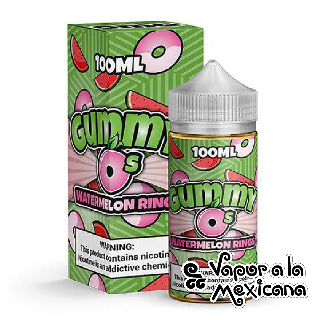 Watermelon Rings 100ml | Gummy O's