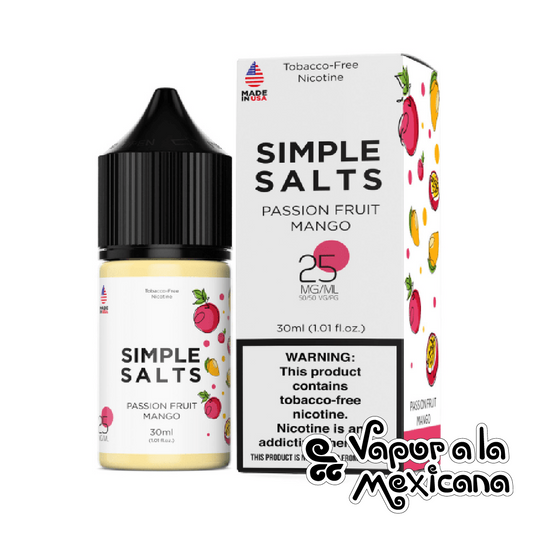 Passionfruit Mango NicSalts 30ml | Simple Salts