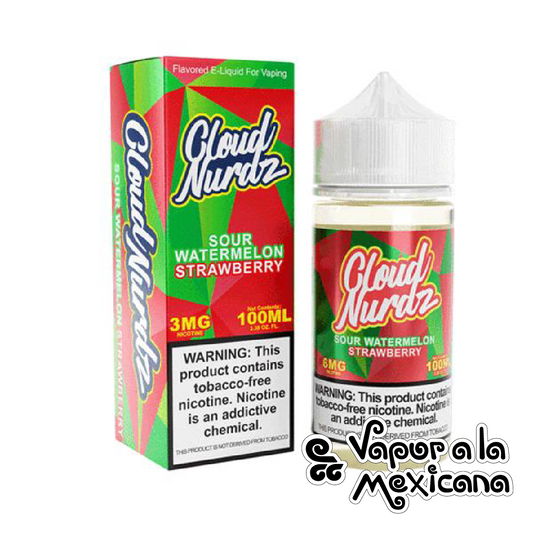 Sour Watermelon Strawberry 100ml | Cloud Nurdz