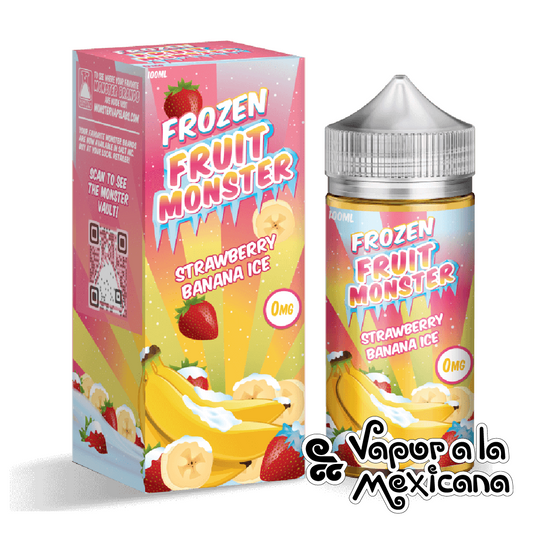 Strawberry Banana Ice 100ml | Frozen Fruit Monster