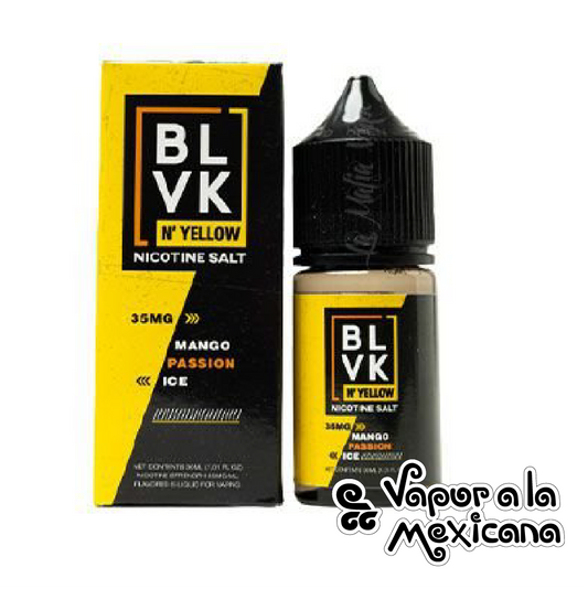 Mango Passion Ice NicSalts 30ml | BLVK N' Yellow