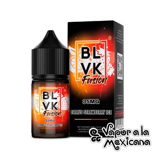 Citrus Strawberry Ice NicSalts 30ml | BLVK Fusion