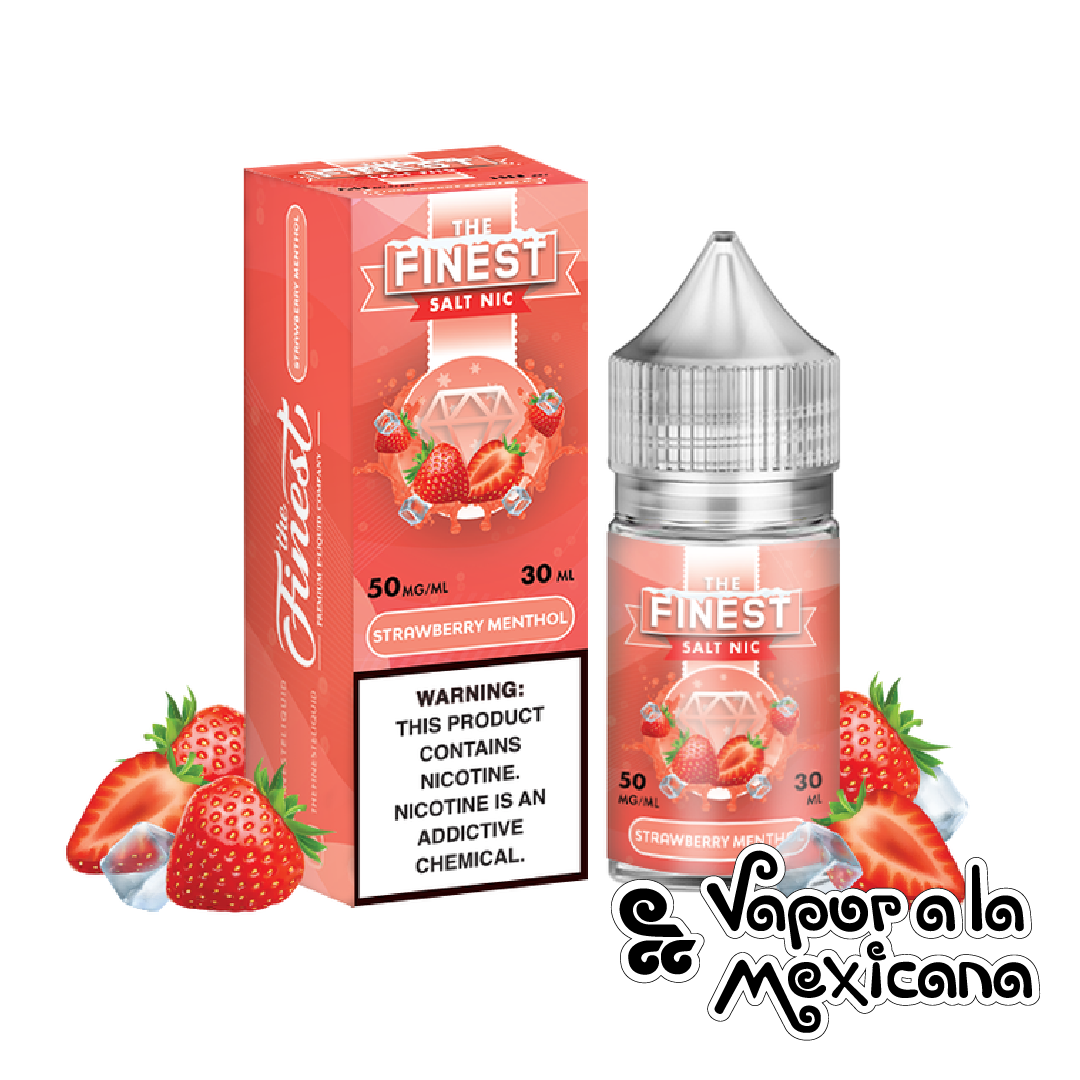 Strawberry Menthol NicSalts 30ml | THE FINEST