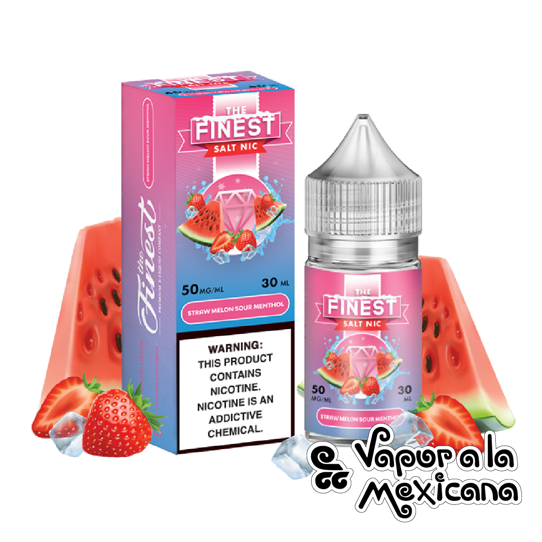 Straw Melon Sour BELT MENTHOL NicSalts 30ml | THE FINEST