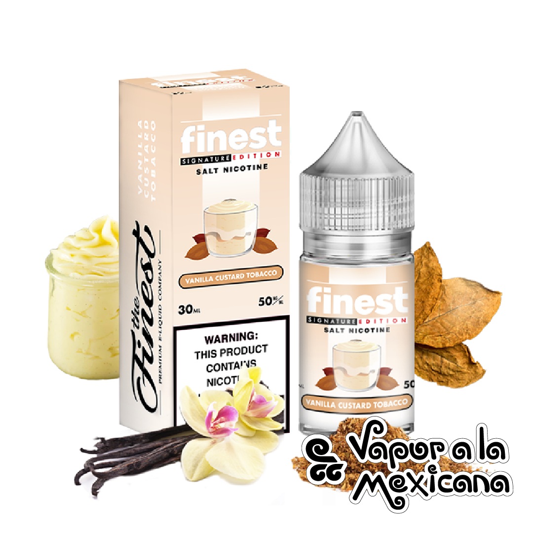 Vainilla Custard Tobacco NicSalts 30ml | Finest