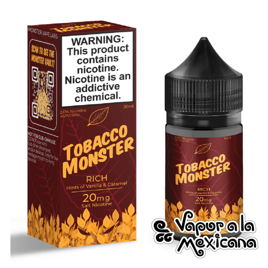 Rich NicSalts 30ml | Tobacco Monster