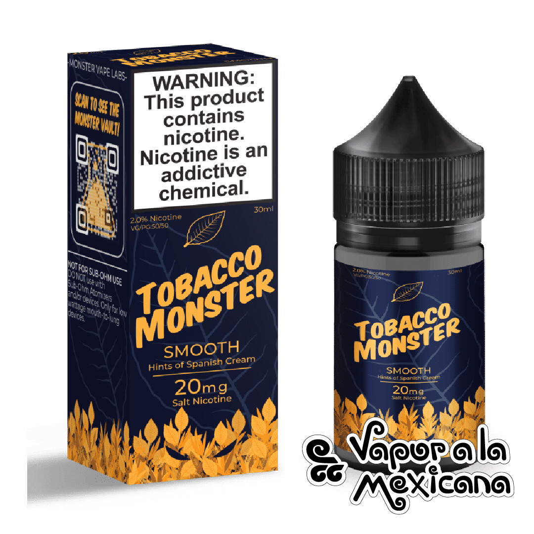 Smooth NicSalts 30ml | Tobacco Monster