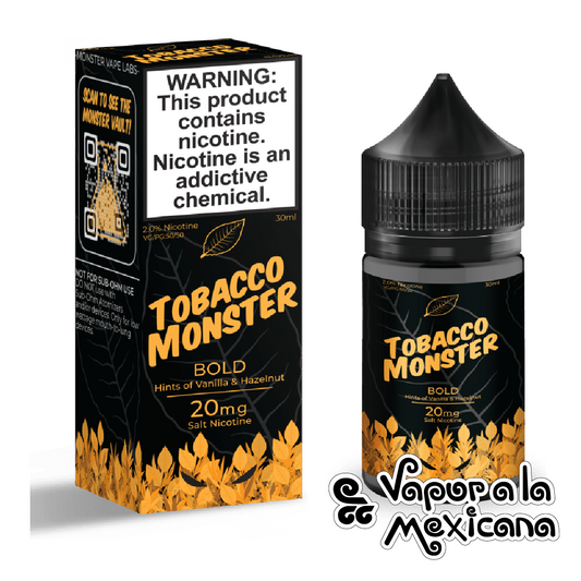 Bold NicSalts 30ml | Tobacco Monster