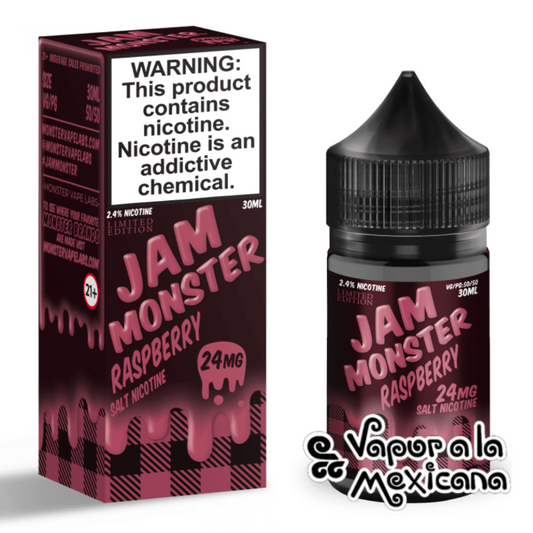 Raspberry NicSalts 30ml | Jam Monster