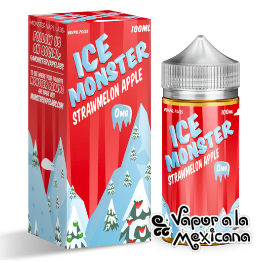 Strawmelon Apple Ice 100ml | Ice Monster