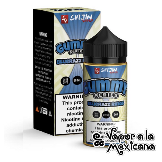 BlueRazz Rings 100ml | Gummy O's