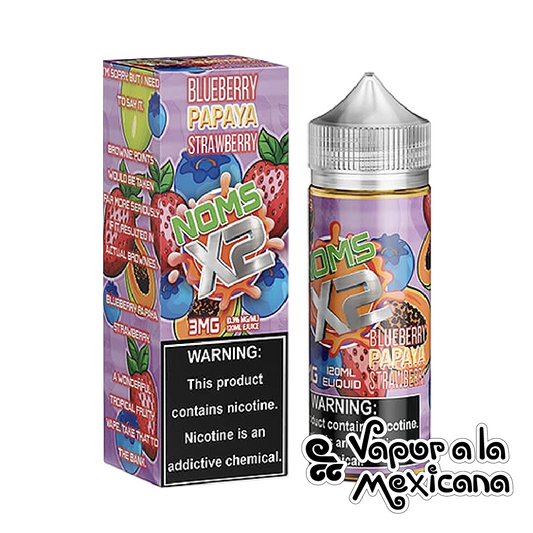 Blueberry Papaya Strawberry 120ml | Nomenon Noms X2