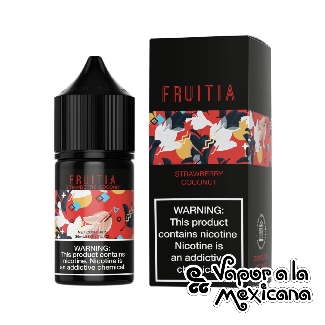 Strawberry Coconut Refresher NicSalts 30ml | FRUITIA by Fresh Farms